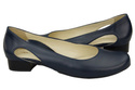 Dámské boty Baleríny navy blue přírodní kůže 103 ElitaBut