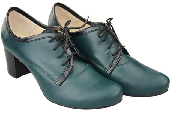 Dámská obuv Šněrovací boty z přírodní kůže Malachite 758 ElitaBut