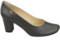 Klasické dámské boty Almond Nose Graphite Women's Leather Dukes 201 ElitaBut