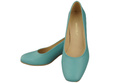 Dámská obuv Přírodní kožené lodičky 171 Turquoise ElitaBut