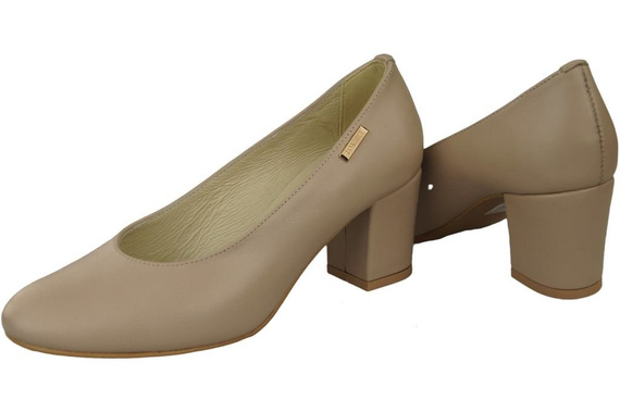 Dámská obuv Cappuccino Lico Natural Lick Leather 125 ElitaBut