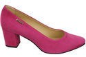Dámská obuv Purple Natural Leather Suede pumps 106 ElitaBut