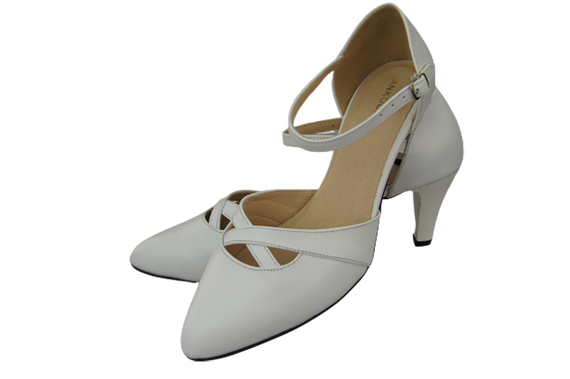 Dámská obuv Sandály Bílá přírodní kůže 151 ElitaBut