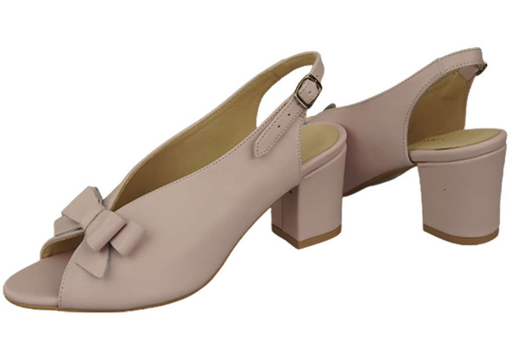 Dámská obuv Sandály Pink Powder natural leather Faced 148 L ElitaBut
