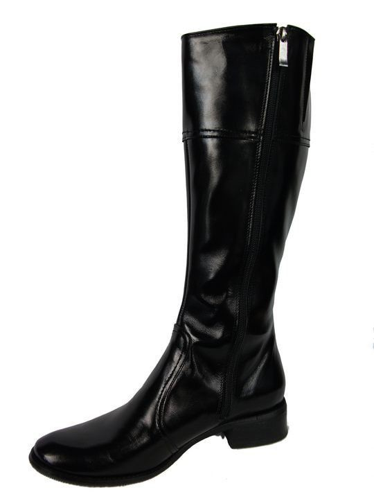 Dámská obuv Přírodní kůže Černá lakovaná 636 ElitaBut