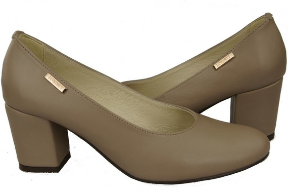 Dámská obuv Cappuccino Natural Lick Leather 125 ElitaBut