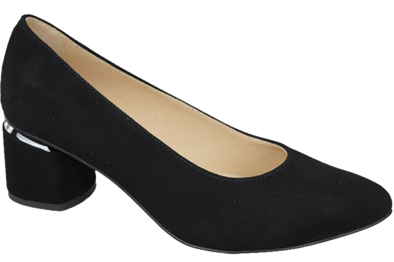 Dámská obuv Black Suede Leather 143 Z ElitaBut