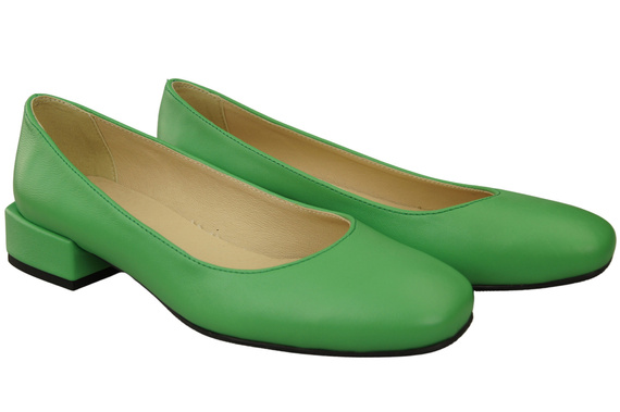 Pohodlná dámská obuv Lime Flat pumps Natural leather 204 ElitaBut