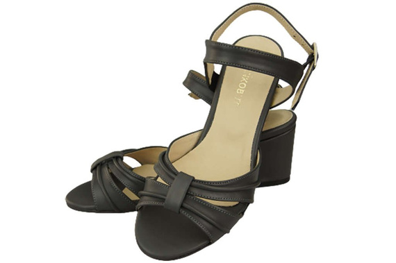 Dámská obuv Sandály Graphite Natural Leather 168 ElitaBut