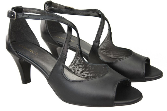 Dámská obuv Sandály Černá přírodní kůže 115 ElitaBut