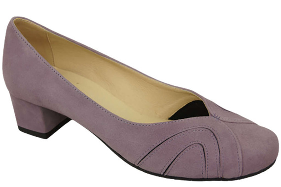 Dámská obuv Semišové kožené lodičky Lila 786 Z ElitaBut