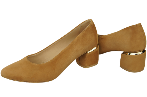 Dámská obuv Červená semišová přírodní kůže 143 Z ElitaBut