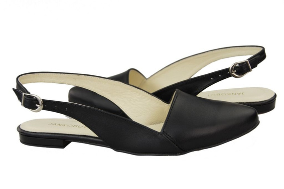 Obuv Dámské sandály Černá přírodní kůže 996 ElitaBut