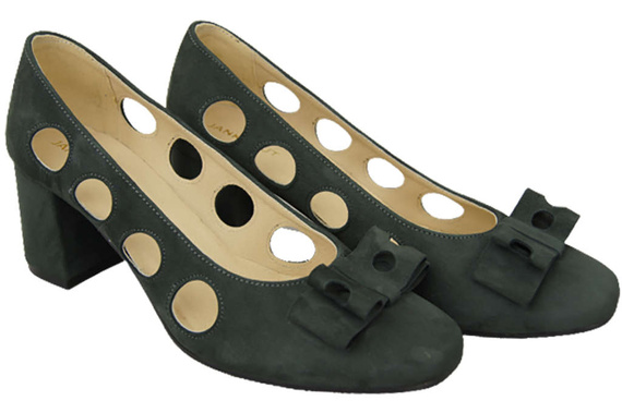 Dámská obuv Graphite Leather Suede Natural Leather 182 ElitaBut