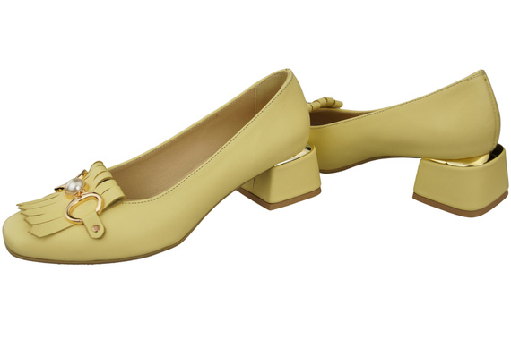 Dámská obuv Dámské lodičky se střapcem Banana Natural leather 195 ElitaBut