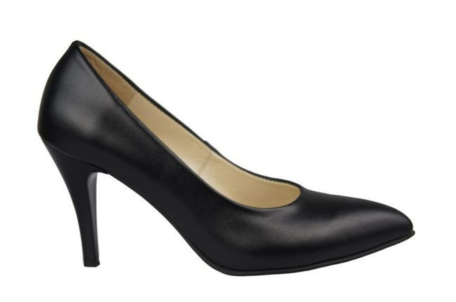 Dámská obuv Dámské lakované lodičky Black 816 ElitaBut