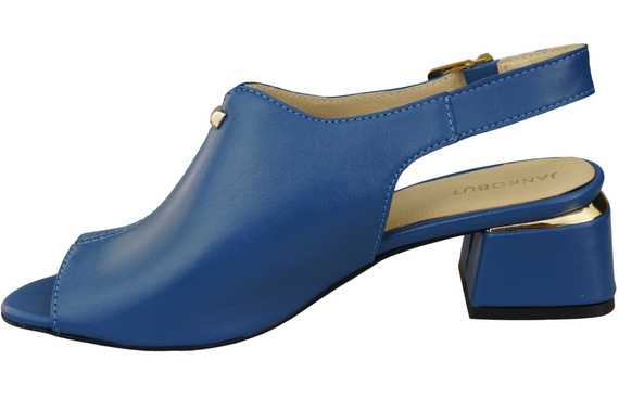 Dámská obuv Sandály Blue gold buckle Natural leather 198 ElitaBut