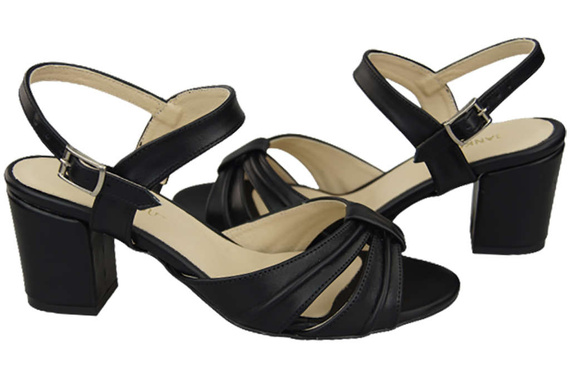 Dámská obuv Sandály Černá přírodní kůže 168 ElitaBut