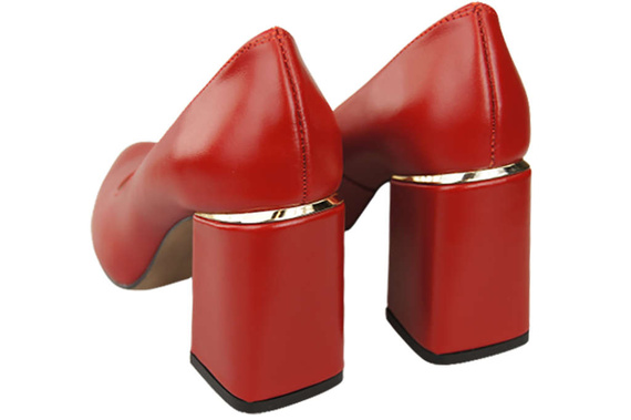 Dámská obuv Červená přírodní kůže 179 ElitaBut