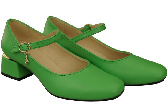 Dámské boty Lime kožené lodičky s páskem 202 ElitaBut