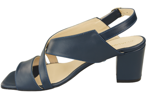 Dámská obuv Sandály Navy blue Natural leather 149 ElitaBut