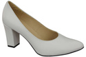 Dámská obuv White Natural Leather pumps 170 ElitaBut