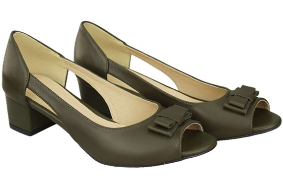 Dámská obuv Olive Leather Sandals 145 ElitaBut