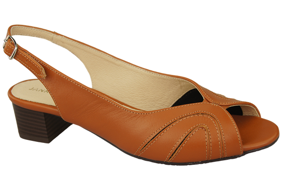 Dámská obuv Přírodní kůže Sandály Červená 991 ElitaBut