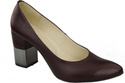 Dámská obuv Maroon Natural Leather pumps 144 ElitaBut