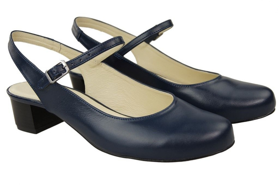 Dámský sandál Navy Blue Natural Leather 108 ElitaBut