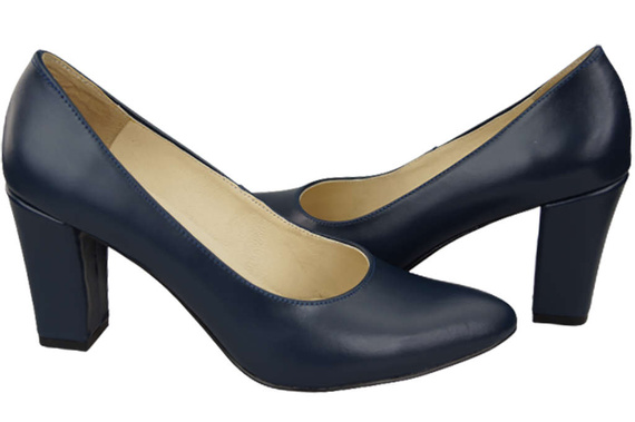 Dámská obuv Navy blue Přírodní kůže 170 ElitaBut