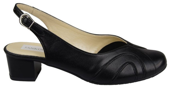 Dámská obuv Přírodní kůže Sandály Black 842 ElitaBut