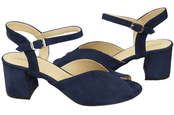 Dámská obuv Sandály Námořnická modrá semišová kůže 185 ElitaBut