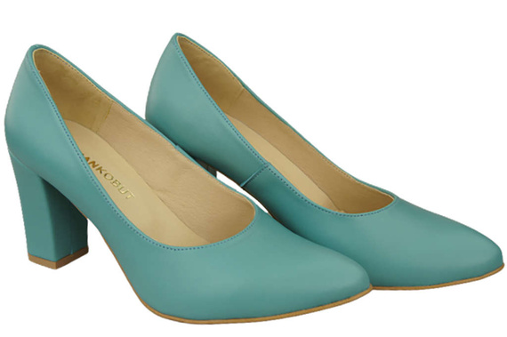 Dámská obuv Tyrkysové lodičky Přírodní kůže 170 ElitaBut