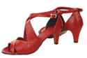 Dámská obuv Sandály Červená přírodní kůže 130 ElitaBut