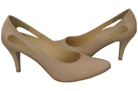 Dámská obuv Dámské lodičky Cappuccino Lico Přírodní kůže 166 ElitaBut