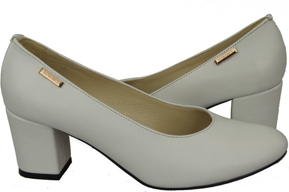 Dámská obuv White Faced Natural Leather pumps 125 ElitaBut