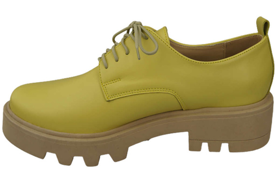 Dámské šněrovací boty Lemon Leather Natural 180 ElitaBut