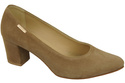 Dámská obuv Olive Natural Leather Suede pumps 106 ElitaBut