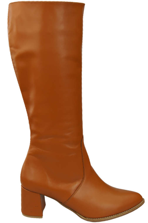 Dámské kozačky Classic přírodní kůže Červená 175 ElitaBut