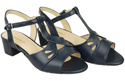 Dámská obuv Sandály Navy blue Přírodní kůže 169 ElitaBut