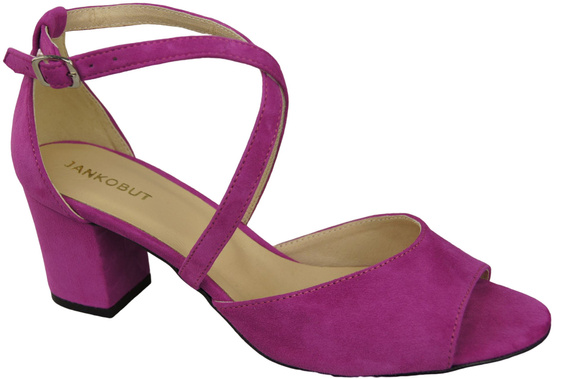 Dámská obuv Sandály Cyclamen přírodní kůže Semiš 111 ElitaBut