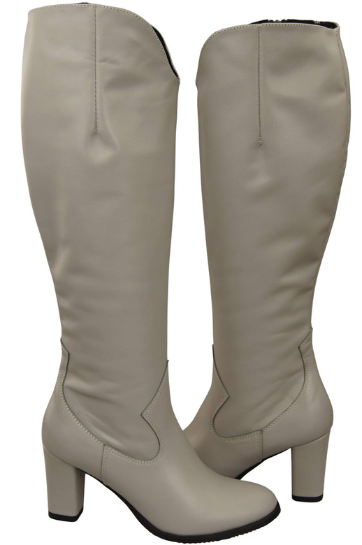 Stylová obuv Dámské boty Bright Ash na jehlovém podpatku kůže 211 ElitaBut