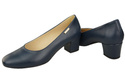 Dámská obuv Natural Leather 172 Navy Blue ElitaBut