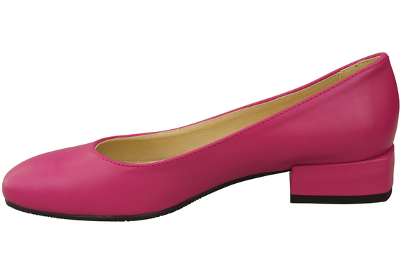 Pohodlná dámská obuv Fialové ploché lodičky Přírodní kůže 204 ElitaBut