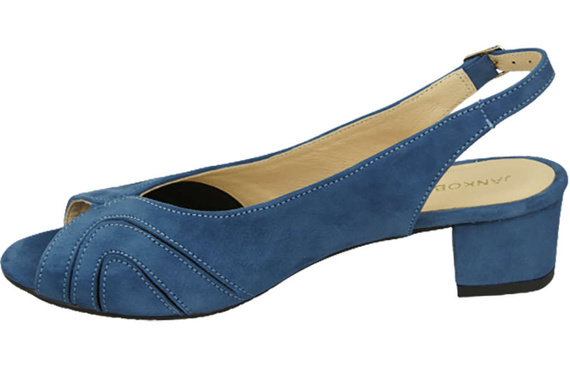 Dámská obuv Sandály semišové modré 991 ElitaBut