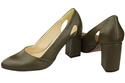 Dámská obuv Olive Leather pumps 184 ElitaBut