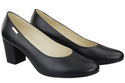 Dámská obuv Black Faced Natural Leather pumps 125 ElitaBut