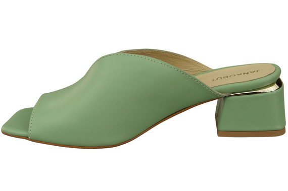 Dámská obuv Mint Leather Heeled Flip Flops 210 ElitaBut