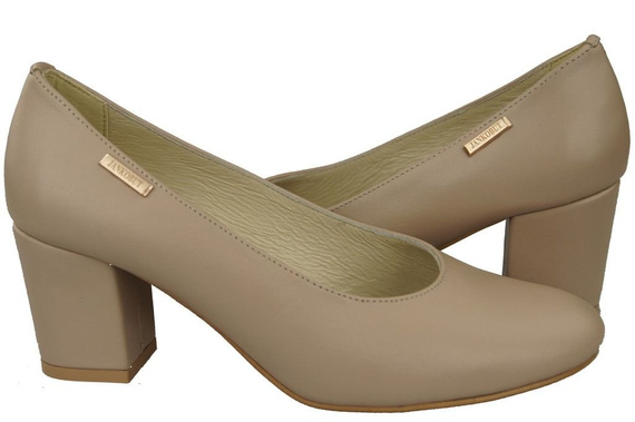 Dámská obuv Cappuccino Lico Natural Lick Leather 125 ElitaBut